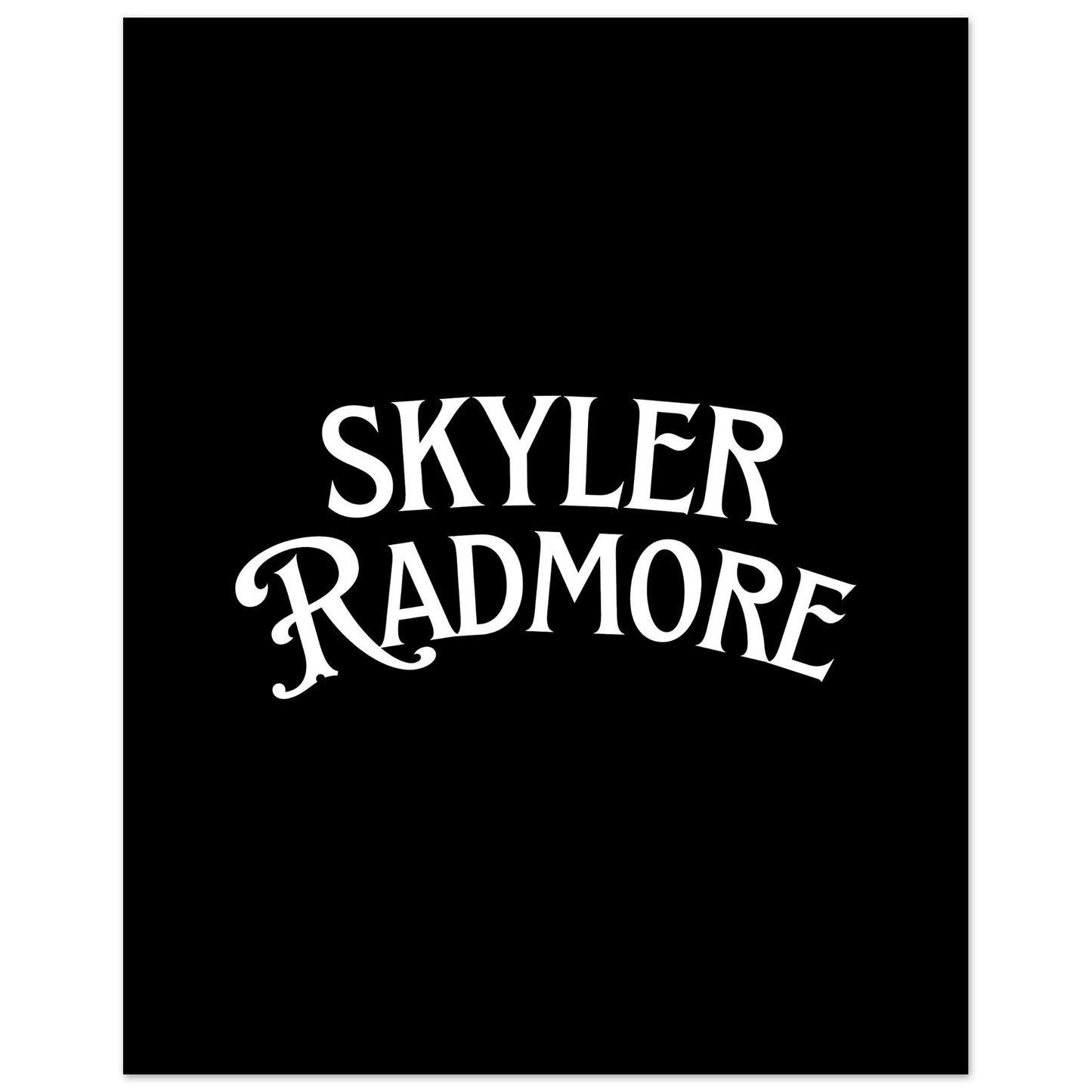 Skyler Radmore Matte Paper Poster